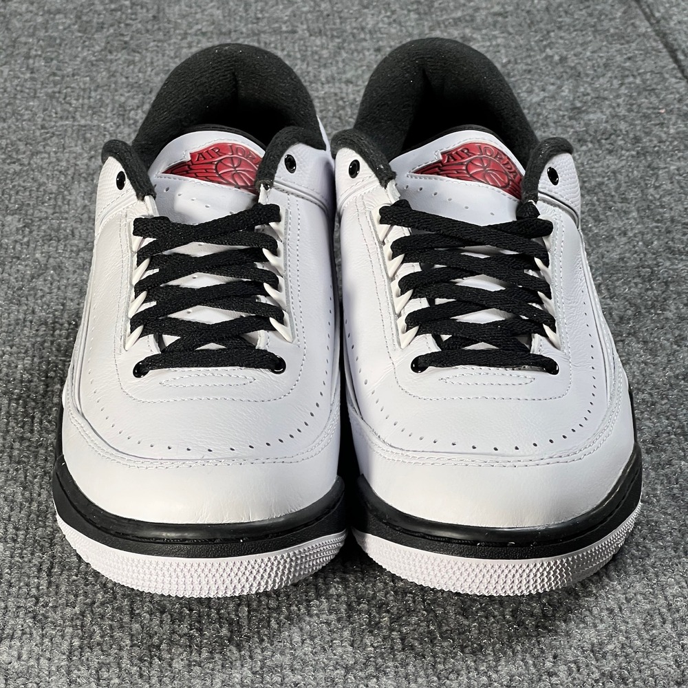 NEW Retro Jordan 2/3 Men 10.5 White Varsity Red Black Low Top Sneaker FD0383-104 - Picture 3 of 11